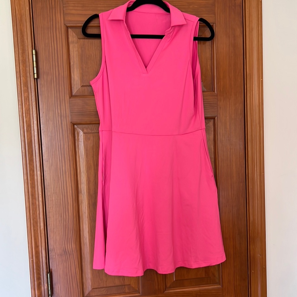 XL women’s golf/tennis outfit. Dress with collar and matching shorts for under
